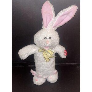 Chantilly Lane Easter Plush PBC Singing Dancing Jumping Bunny Stuffed Toy Tested
